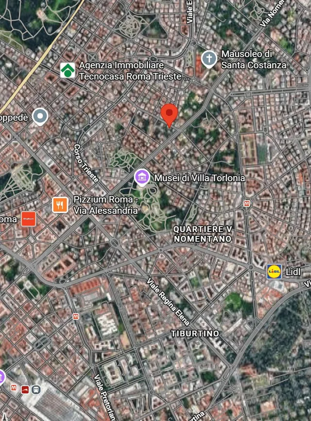 Mappa Hotel Fenix Roma